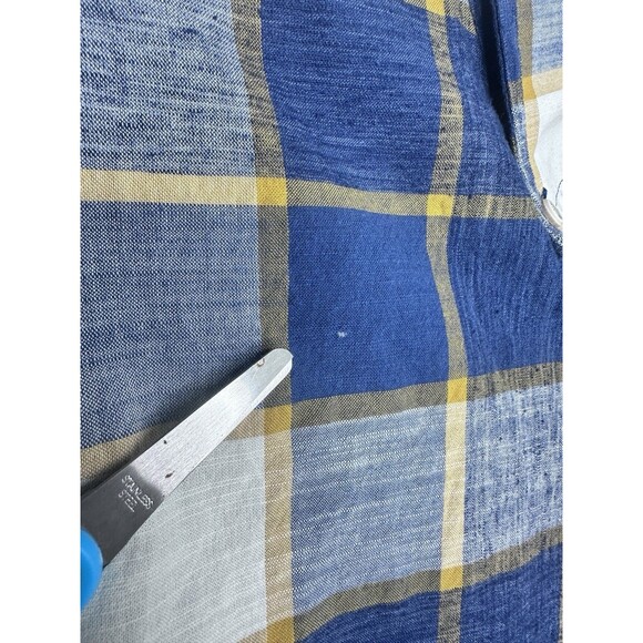 ROWM Shirt Mens XL Casual Pocket Button Down Short Sleeve Lot of 2 plaid - Picture 4 of 16